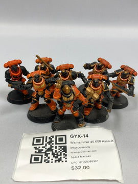 Warhammer 40,000 Assault Intercessors GYX-14