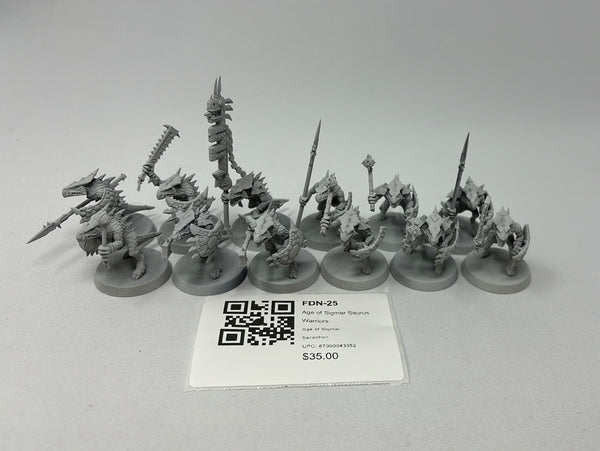 Age of Sigmar Saurus Warriors FDN-25