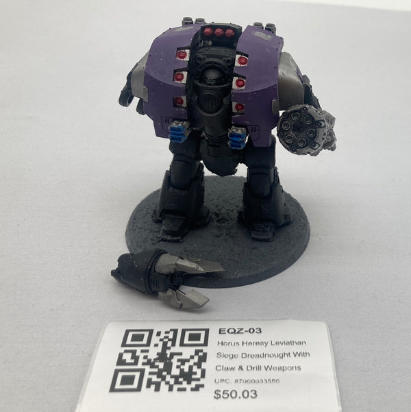 Horus Heresy Leviathan Siege Dreadnought With Claw & Drill Weapons EQZ-03