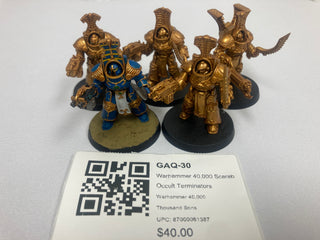 Warhammer 40,000 Scarab Occult Terminators GAQ-30