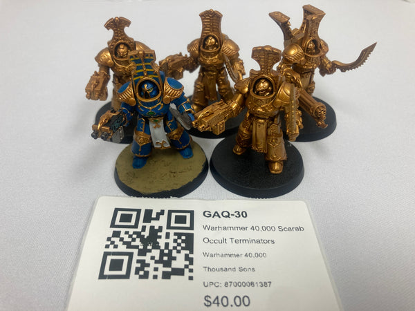 Warhammer 40,000 Scarab Occult Terminators GAQ-30