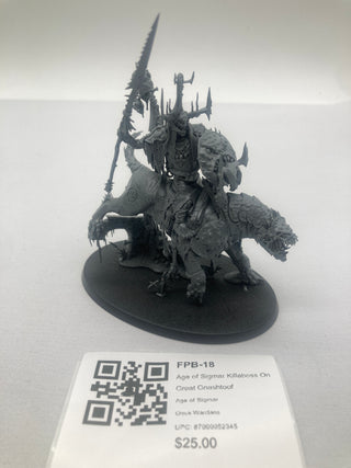 Age of Sigmar Killaboss On Great Gnashtoof FPB-18