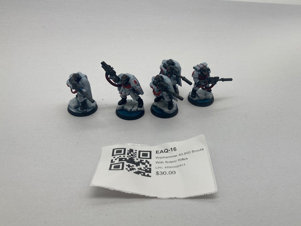 Warhammer 40,000 Scouts With Sniper Rifles EAQ-16