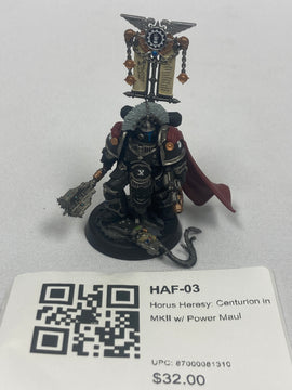 Horus Heresy: Centurion in MKII w/ Power Maul  HAF-03
