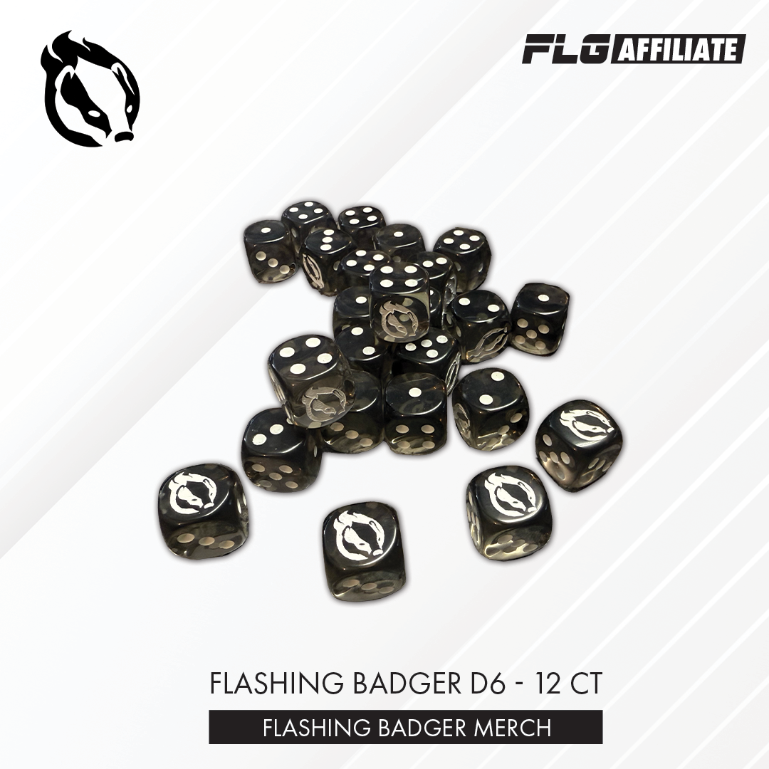 Flashing Badger - Dice