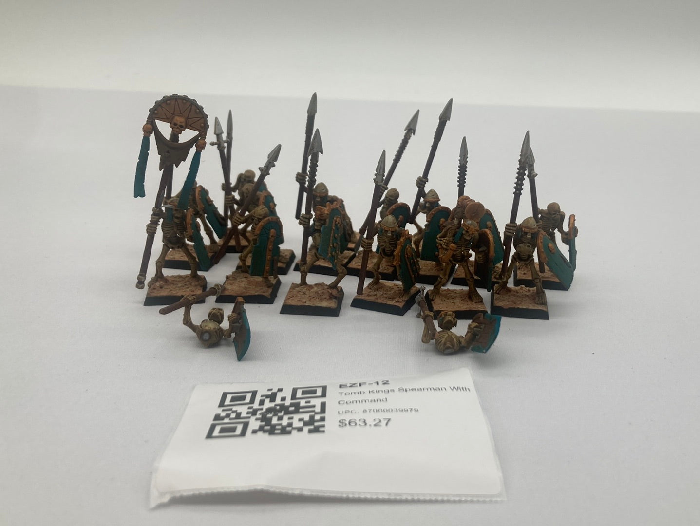 Tomb Kings Spearman With Command EZF-12