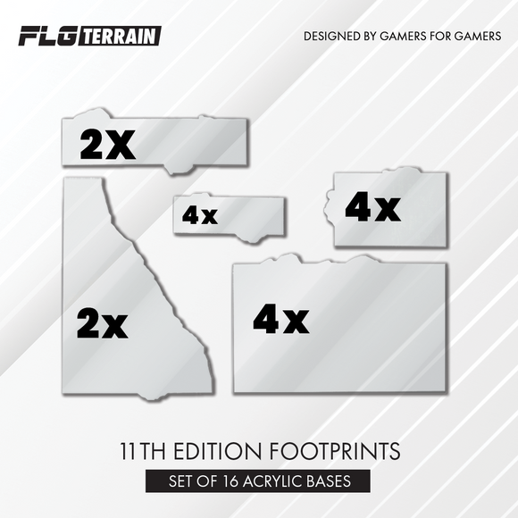 FLG Terrain: 11th Acrylic Terrain Bases