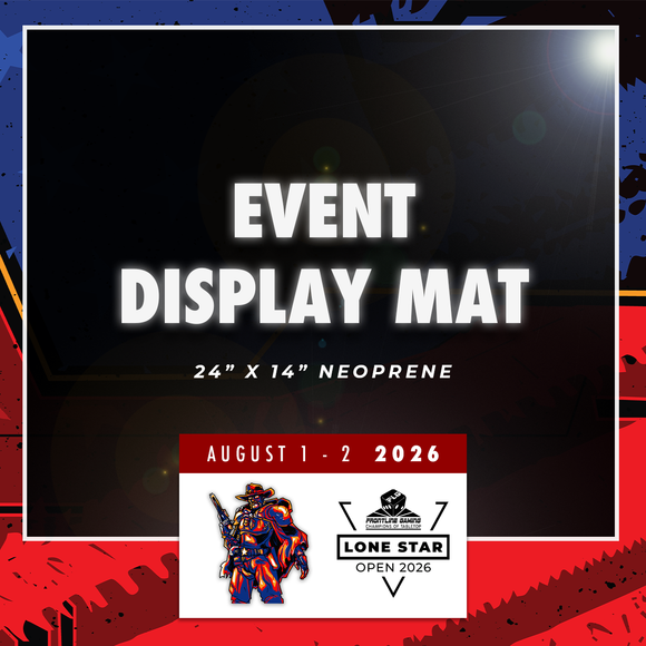 Lone Star Open 2026 - Event Display Mat