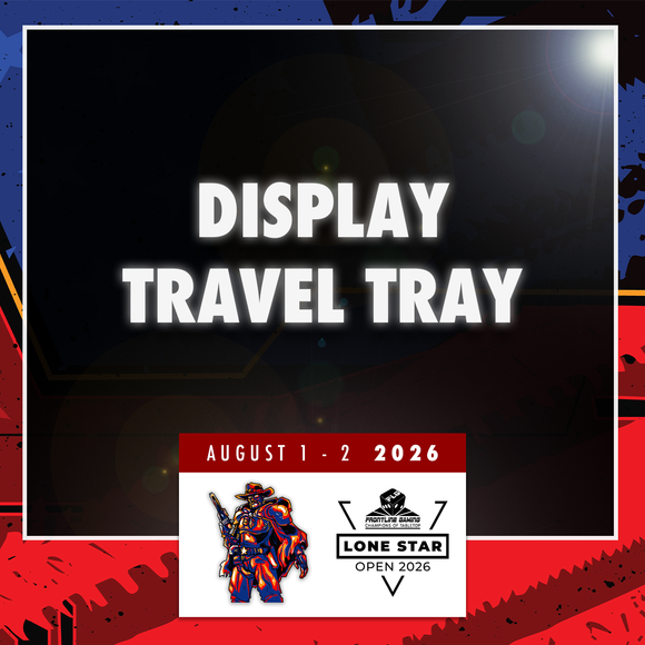Lone Star Open 2026 - Event Display Travel Tray