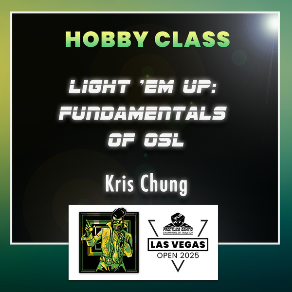 LVO 2025 - Kris Chung Light 'Em Up: Fundamentals of OSL 2 hr. Studio Class