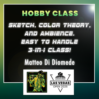 LVO 2025 - Matteo Di Diomede Sketch, Color Theory, and Ambience. Easy to Handle 3-in-1 Class! 2 hr. Studio Class