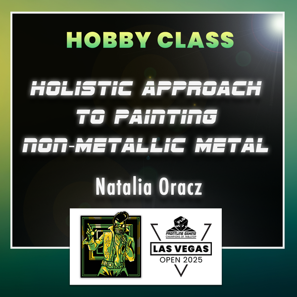 LVO 2025 - Natalia Oracz Holistic Approach to Painting Non-Metallic Metal 2 hr. Studio Class