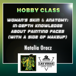 LVO 2025 - Natalia Oracz Woman's Skin & Anatomy: In-Depth Knowledge about Painting Faces. (With a Side of Makeup) 2 hr. Studio Class