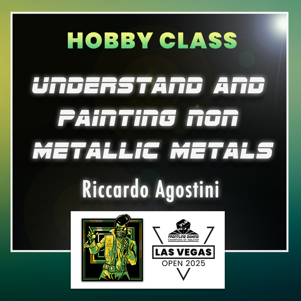 LVO 2025 - Riccardo Agostini Understand and Painting Non Metallic Metals 4 hr. Studio Class