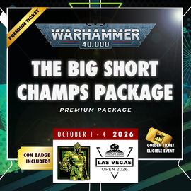 Warhammer 40k Experience - The Big Short Premium Package - LVO 2026