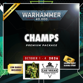 Warhammer 40k Championships Premium Package - LVO 2026