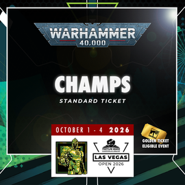 Warhammer 40k Championships - LVO 2026