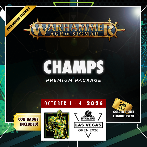 Warhammer Age of Sigmar Championships Premium Package - LVO 2026