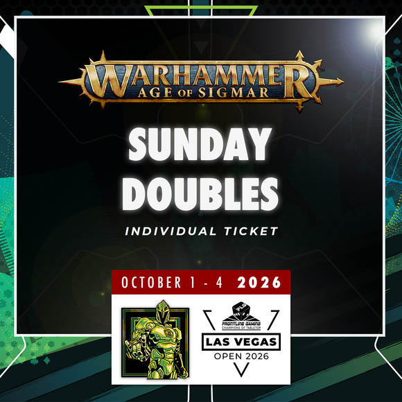 Warhammer Age of Sigmar Doubles - LVO 2026