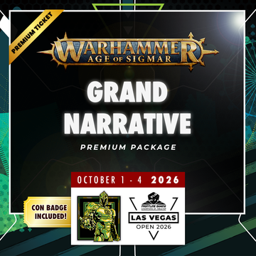 Warhammer Age of Sigmar Grand Narrative Experience Premium Package - LVO 2026