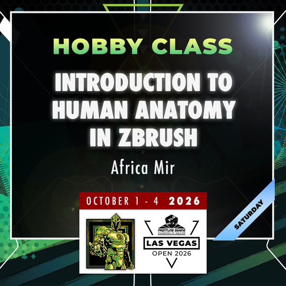 Africa Mir - Introduction to human anatomy in Zbrush - LVO 2026 Hobby Class