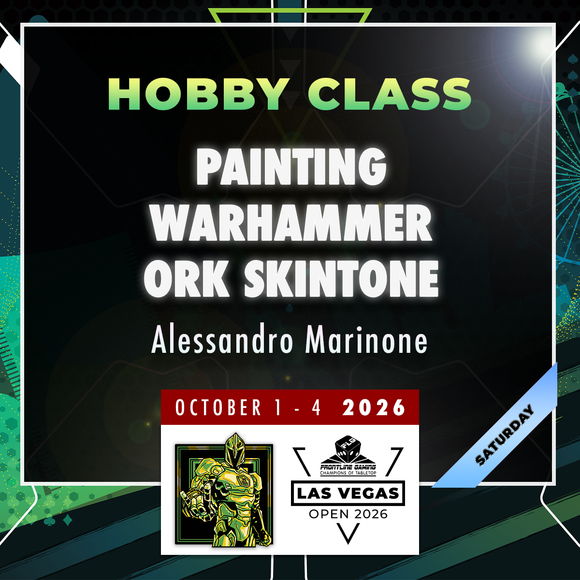 Alessandro Marinone - Painting Warhammer Ork Skintone - LVO 2026 Hobby Class