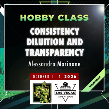Alessandro Marinone - Consistency, diluition and transparency - LVO 2026 Hobby Class