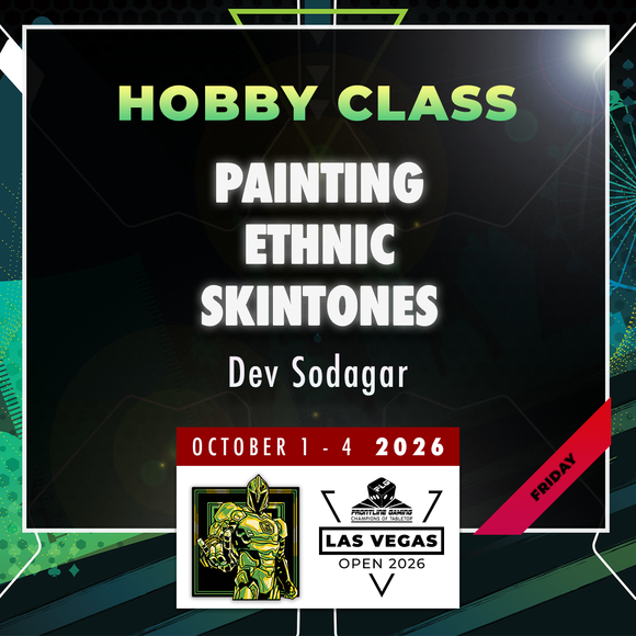 Dev Sodagar - Painting Ethnic Skintones - LVO 2026 Hobby Class