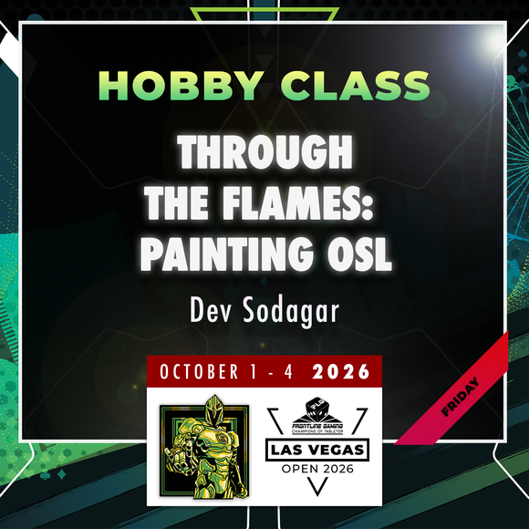 Dev Sodagar - Through the Flames - Painting OSL - LVO 2026 Hobby Class