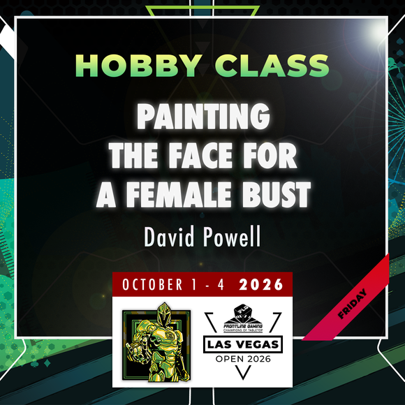 David Powell - Painting the Face for a Female Bust - LVO 2026 Hobby Class