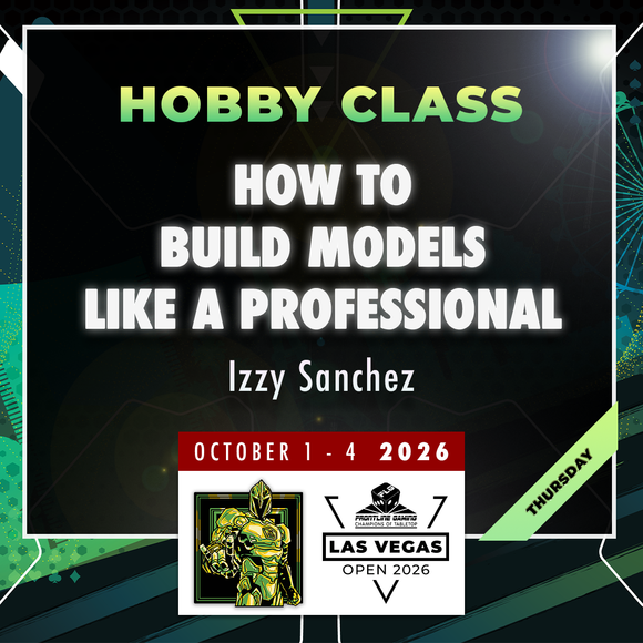 Izzy Sanchez - How to build models like a professional - LVO 2026 Hobby Class