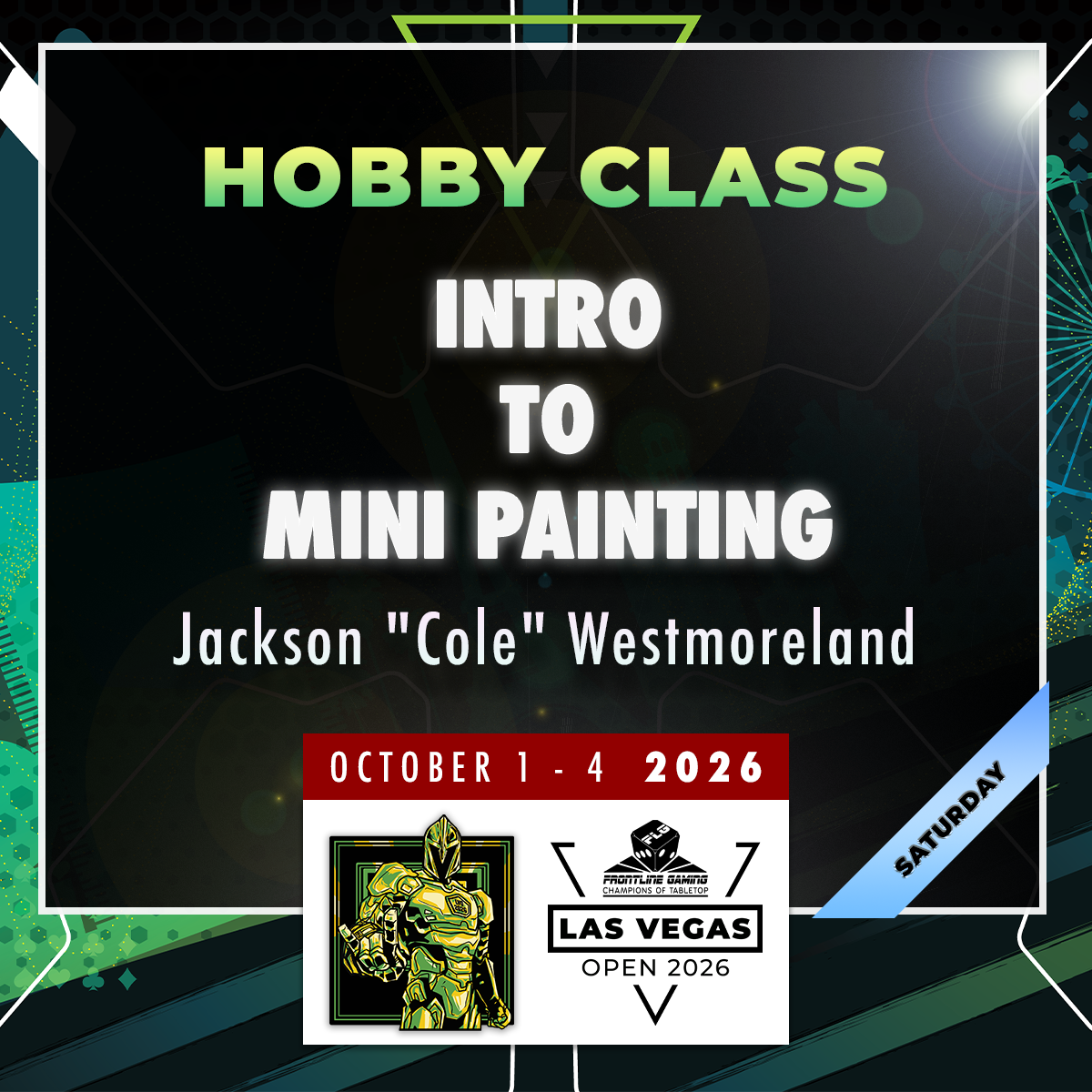 Jackson "Cole" Westmoreland - Intro to Minipainting - LVO 2026 Hobby Class