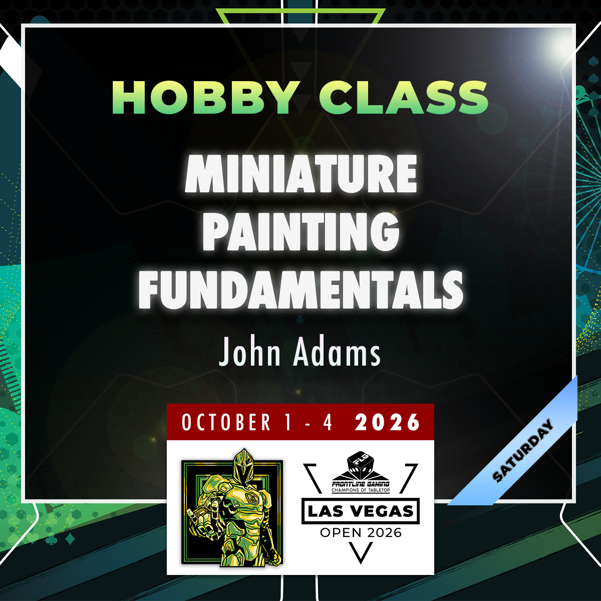 John Adams - Miniature Painting Fundamentals - LVO 2026 Hobby Class