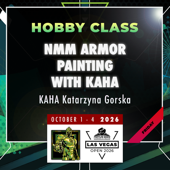 KAHA Katarzyna Gorska - NMM Armor Painting with KAHA - LVO 2026 Hobby Class