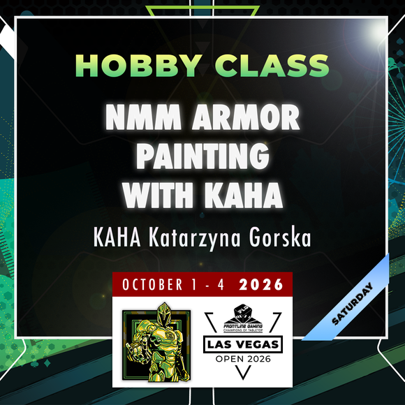 KAHA Katarzyna Gorska - NMM Armor Painting with KAHA - LVO 2026 Hobby Class