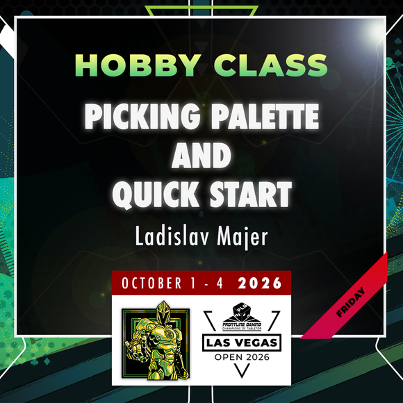 Ladislav Majer - Picking palette and quick start - LVO 2026 Hobby Class