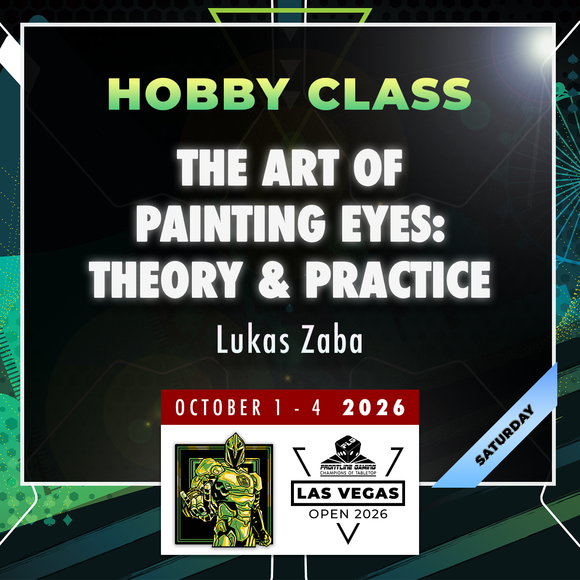 Lukas Zaba - The Art of Painting Eyes: Theory & Practice - LVO 2026 Hobby Class