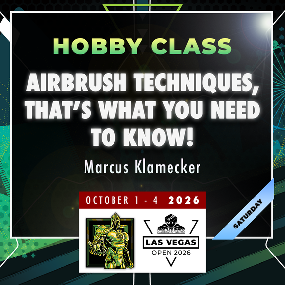 Marcus Klamecker - Airbrush Techniques, that’s what you need to know! - LVO 2026 Hobby Class