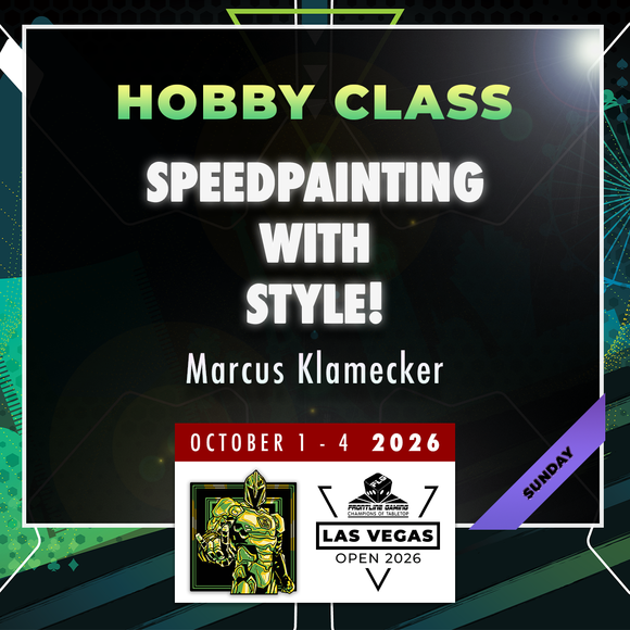 Marcus Klamecker - Speedpainting with style!  - LVO 2026 Hobby Class