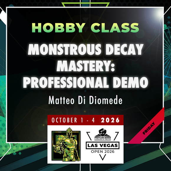 Matteo Di Diomede - Monstrous Decay Mastery: Professional Demo on Expressive Decay Skintone - LVO 2026 Hobby Class