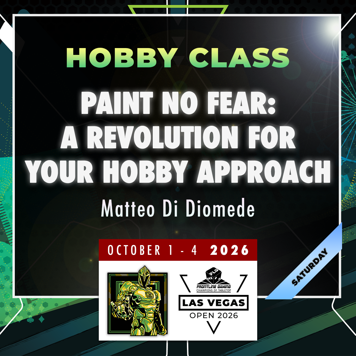 Matteo Di Diomede - Paint No Fear: A Revolution for Your Hobby Painting Approach - LVO 2026 Hobby Class