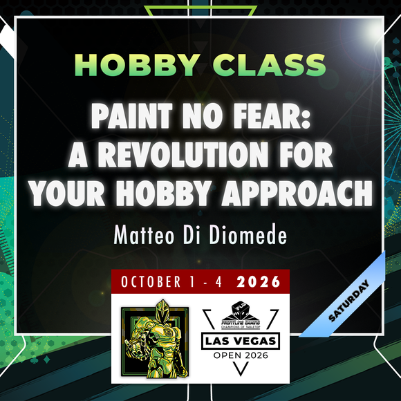 Matteo Di Diomede - Paint No Fear: A Revolution for Your Hobby Painting Approach - LVO 2026 Hobby Class