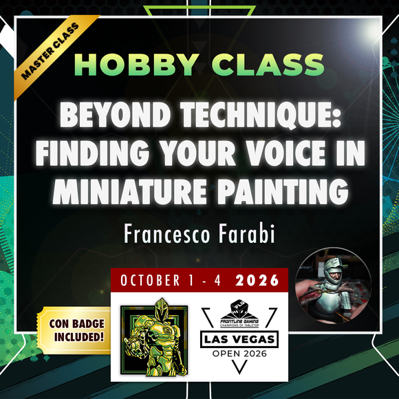 Francesco Farabi - Beyond Technique: Finding Your Voice in Miniature Painting - LVO 2026 Hobby Masterclass
