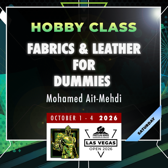 Mohamed Ait-Mehdi - Fabrics & Leather for Dummies  - LVO 2026 Hobby Class