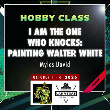 Myles David - I AM THE ONE WHO KNOCKS - Painting Walter White 4-Hour Bust - LVO 2026 Hobby Class
