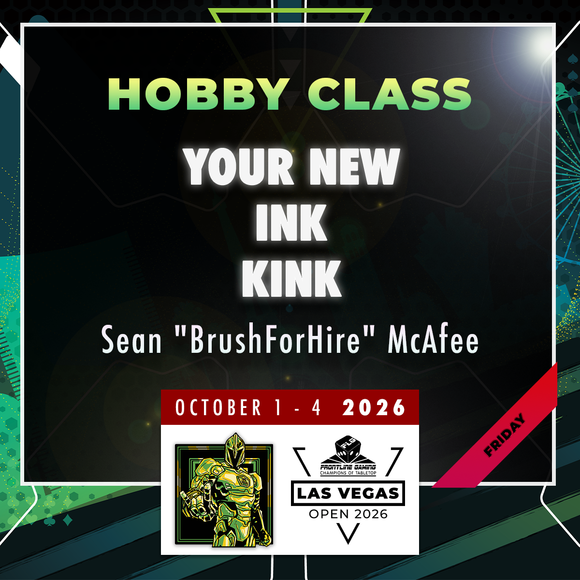 Sean "BrushForHire" McAfee - Your New Ink Kink - LVO 2026 Hobby Class