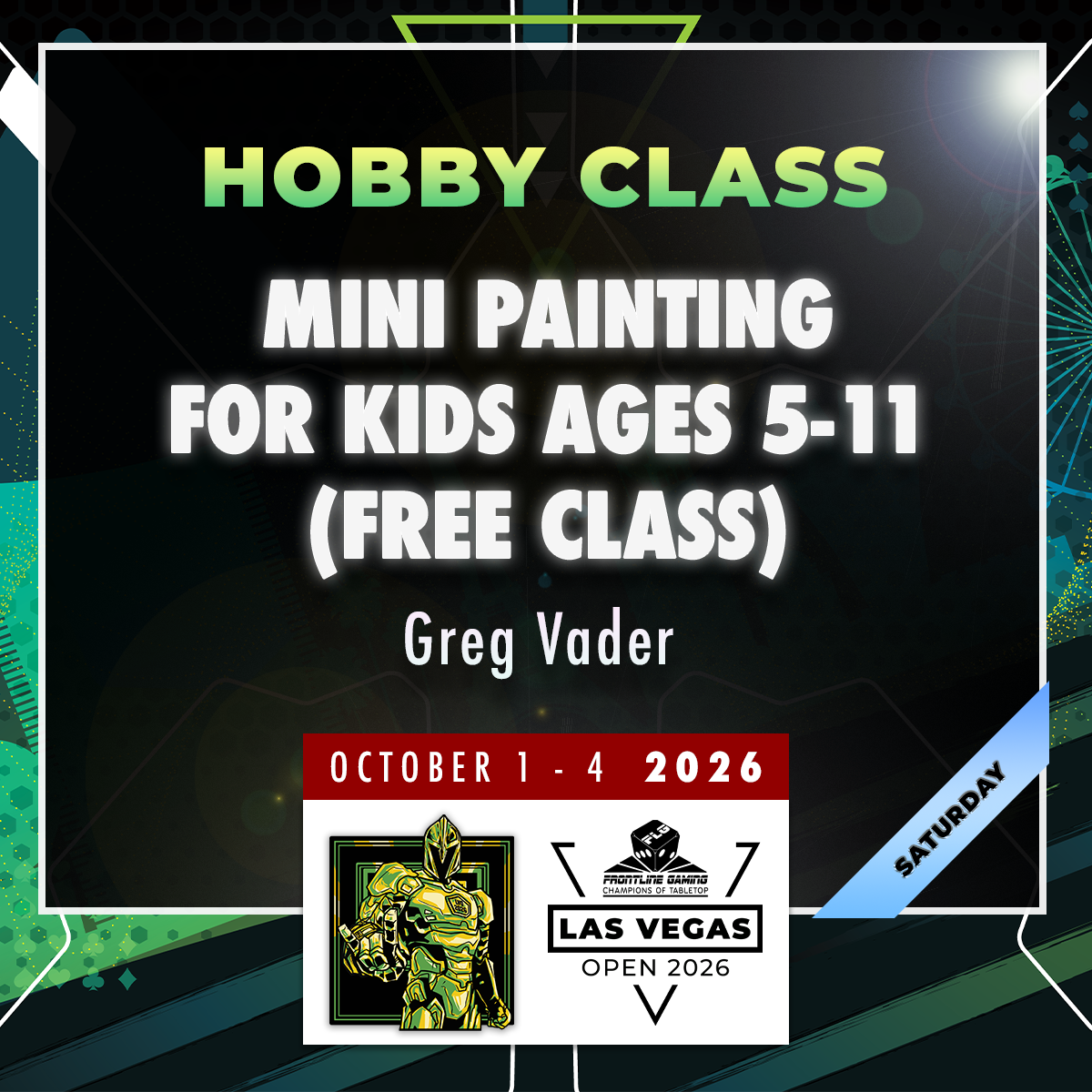 Greg Vader - Mini Painting for Kids (Ages 5-11) - LVO 2026 Hobby Class