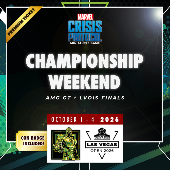 Marvel Crisis Protocol Championships Weekend Premium Package - LVO 2026