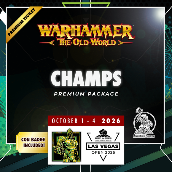 Warhammer The Old World Championships Premium Package - LVO 2026