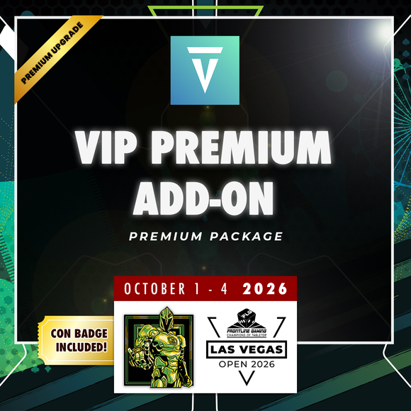 Vanguard Tactics - VIP Premium Package Add On - LVO 2026